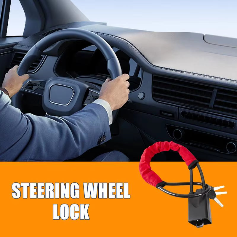 Car Steering Wheel Lock Car Steering Wheel Lock anti Theft Steering Wheel Lock Seat Belt Lock for Car Truck Suv